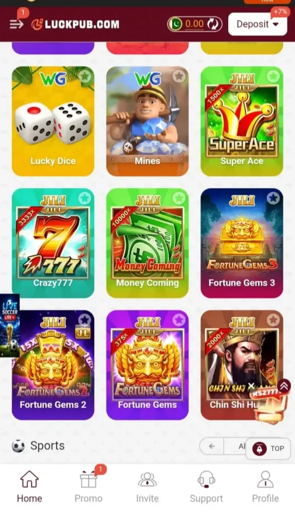 luckpub game