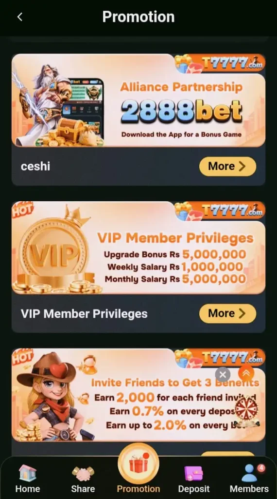 t7777 game