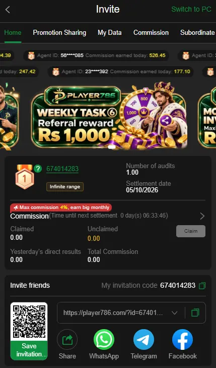 Player786 Game